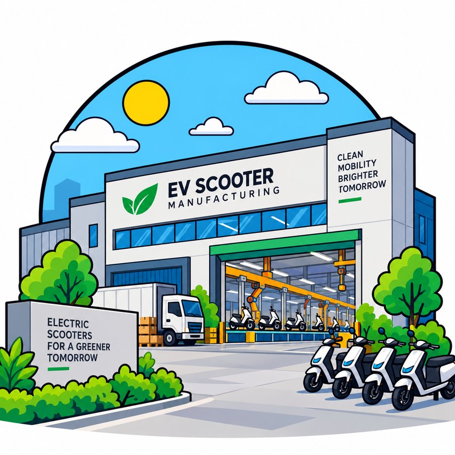 Deevolt EV scooter manufacturing facility